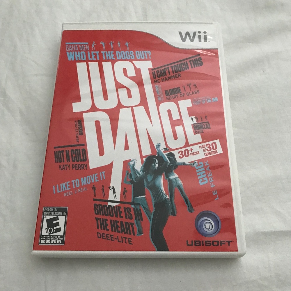 Nintendo Wii Just Dance 1 Disc Manual Included